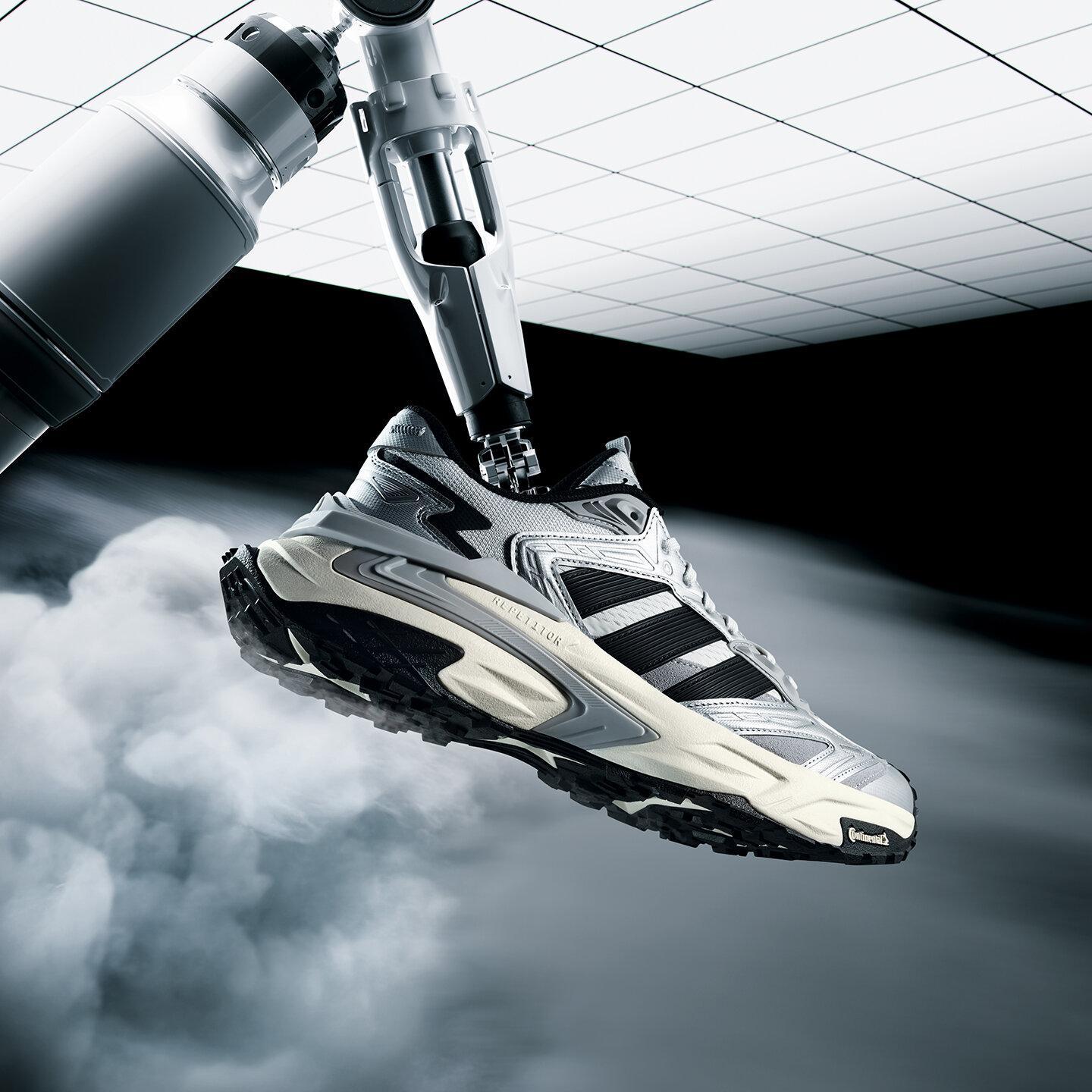 Adidas XLG Storm Edge Серебристый Металлик Черный 44