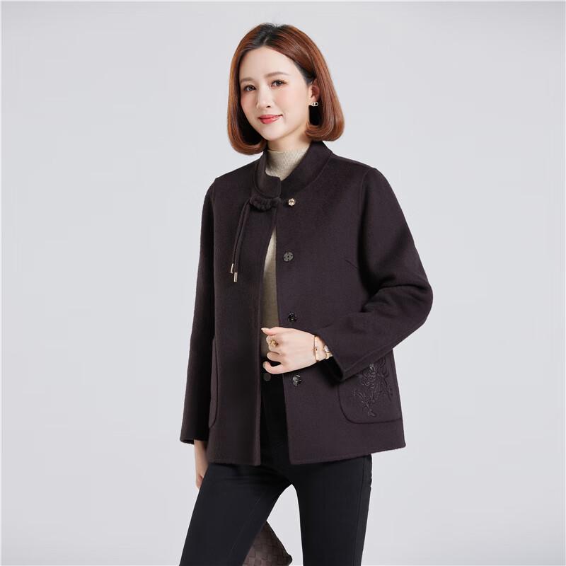Fengmao Women's 100% Wool Double-Faced Short Coat FMZZM2882
