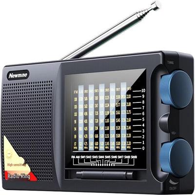 Newmine Portable Rechargeable Mini Radio Speaker T-6629 CN Plug (adapter Included)