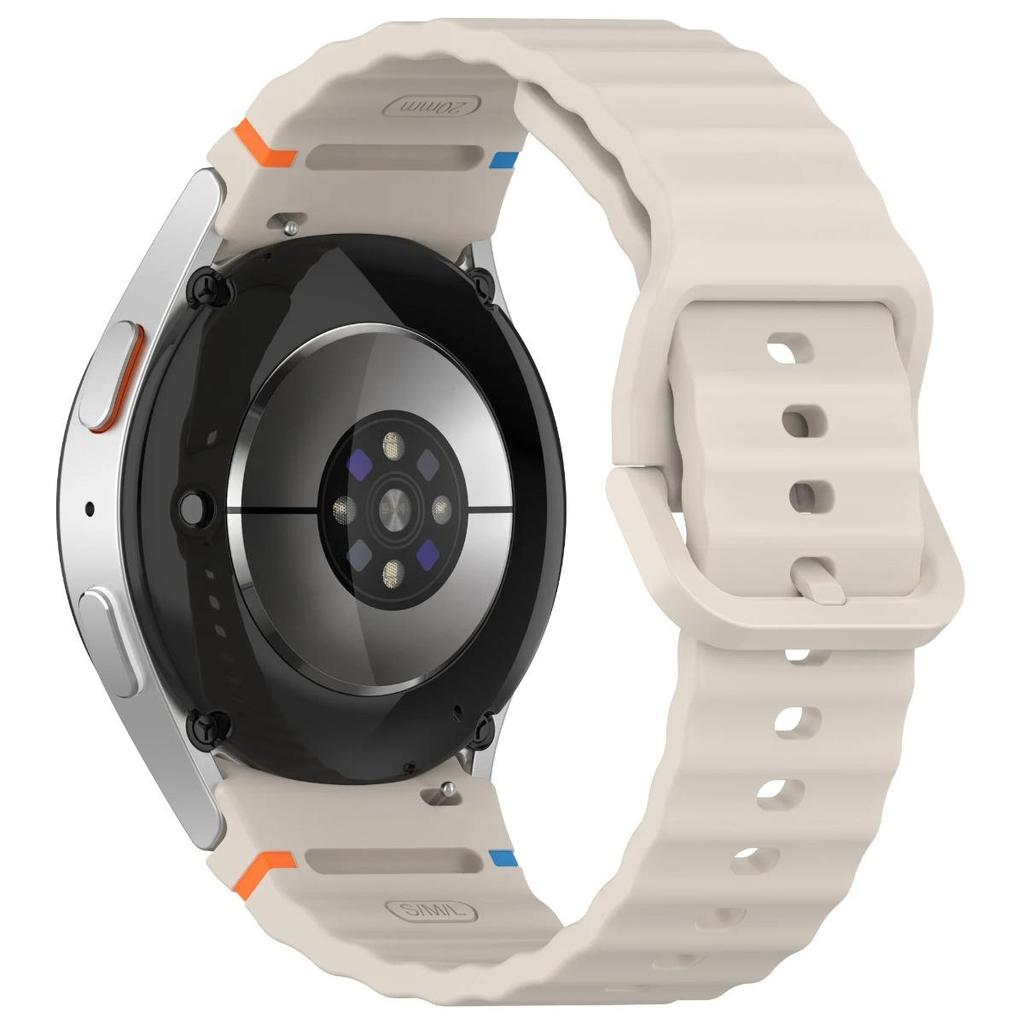 Silicone Band for Samsung Galaxy Watch 7/FE/5 Pro/6/4 Classic 44mm 40mm Sport Silicone Bracelet Correa for Galaxy Watch 7 4 Belt