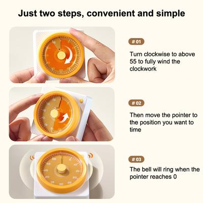 Visual Timer 60 Minute Countdown Timer Countdown Clock For Homeschool Supplies Study Tool, Home Office Time Management Tool
