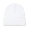 Jednobarevná oversized pletená čepice Zimní teplá akrylová čepice Pánská dámská Minimalistický styl