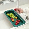 Telescopic Drain Basket, Lightweight Sink Storage Basket, Made Of Non-toxic Plastic, Food Contact Safe, Easy To Install