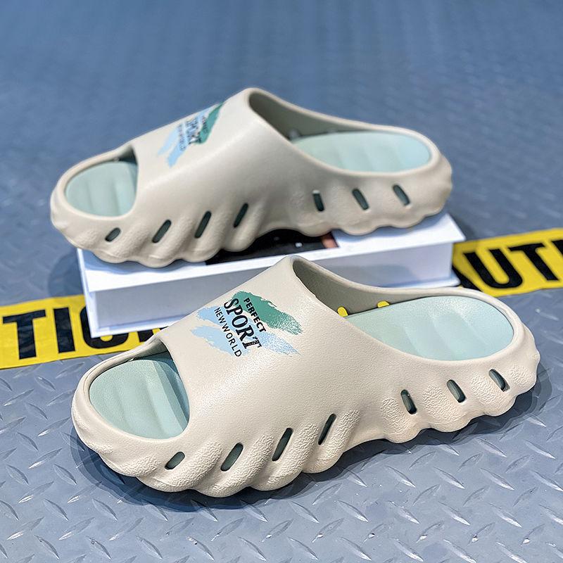 Men's Slippers Summer Soft Sole Non-Slip Thick Sole Durable Beach Sandals Casual