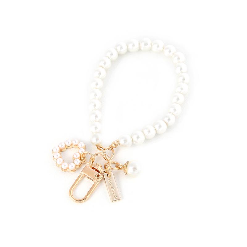 Creatieve Parel Hart Sleutelhanger Hanger - Schelp & Parel Accessoire
