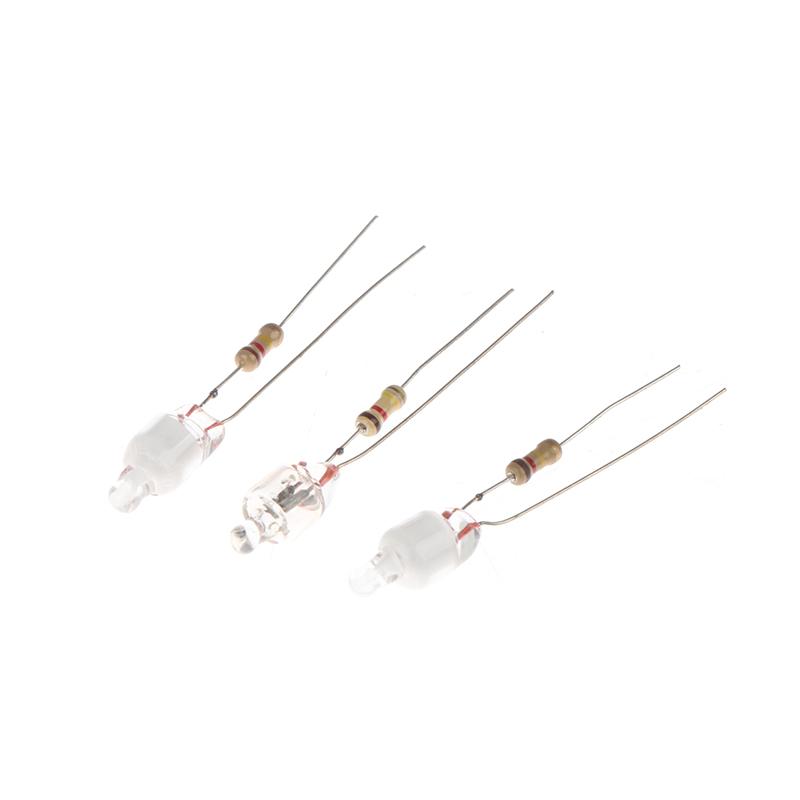 10Pcs Neon Indicator Light Green Red Blue Signs 6Mm Neon Lamp Glow Bulbs