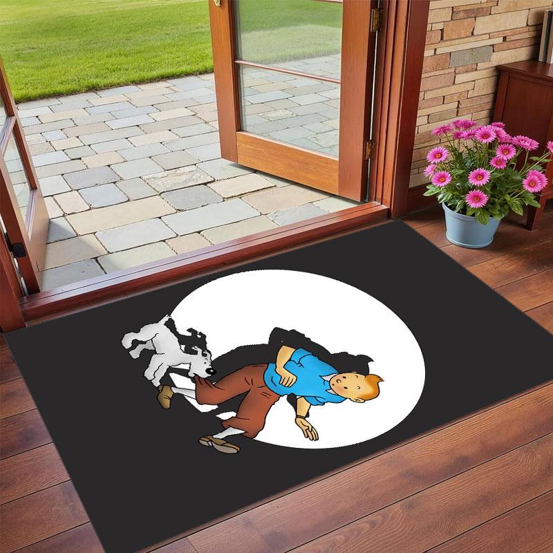 Crystal Velvet Rug Soft Non Slip Indoor Floor Mat Home DecorTintin