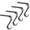 92MF Christmas Stocking Hangers Metal Hanging Hooks for Fireplaces Accessories Mantel Ornaments Holders Party Supplies
