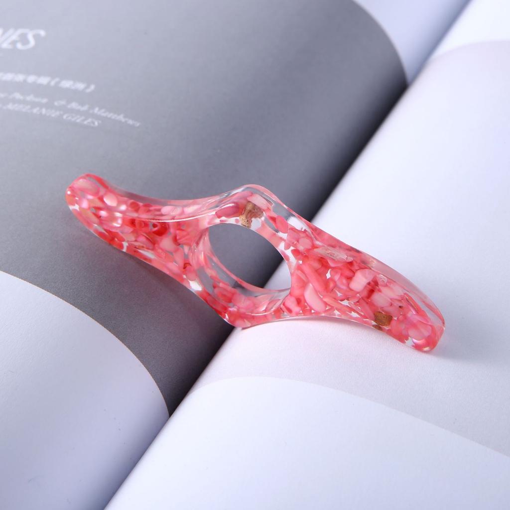 Book Clip Reading Clip Kawaii Desk Accessories Fixed To Prevent Page Turning Transparent Frosted Folder Clips
