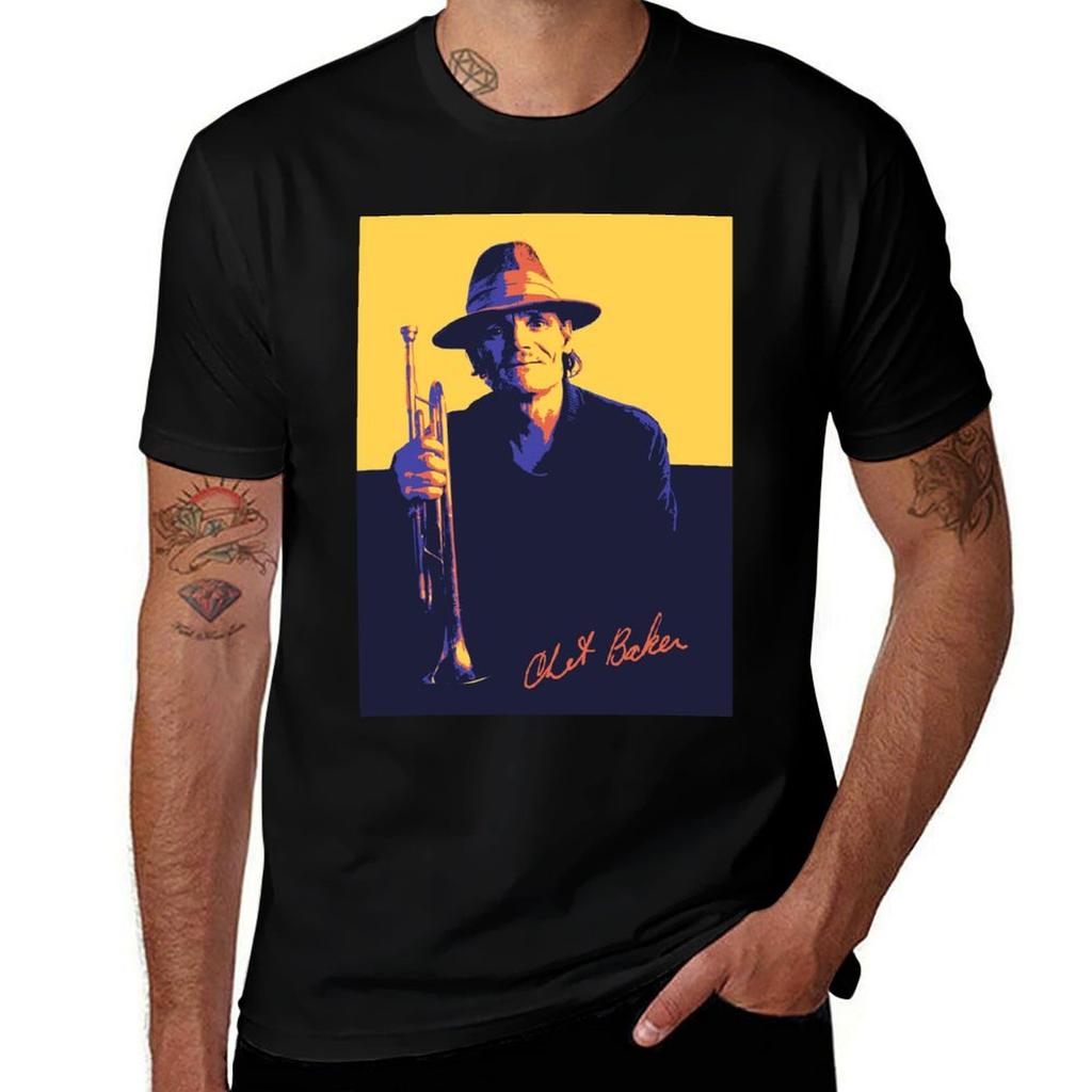Chet Baker Tshirt Lightweight Sport Basic Tshirt