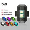 2 Stück LED-Blitzlichter für Drohnen, 7 Farben, wiederaufladbar über USB, Warnlicht für Flugzeuge, Reiten, fliegende Antikollisions-Rücklichter für Flugzeuge und Motorräder