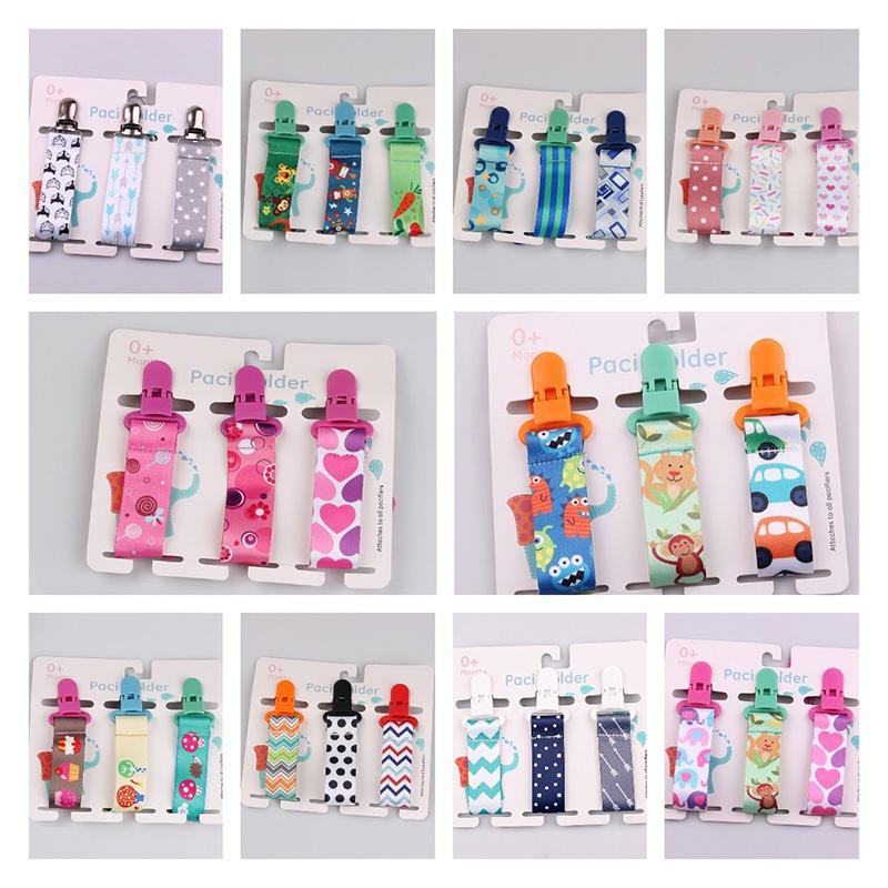 Ins Style Verdicktes Baby Schnullerketten Set, 3er-Pack mit Beißspielzeug