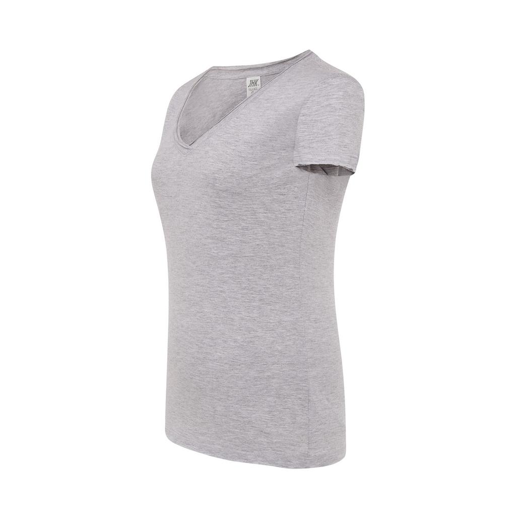 JHK Womens/Ladies Sicilia V Neck T-Shirt