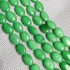 Hand-Painted Natural Gemstone Oval Beads for DIY Jewelry Necklaces & Bracelets