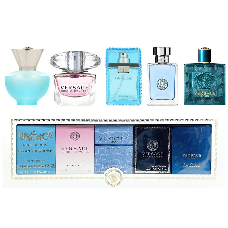 Versace Blue Neptune Poseidon Туалетная вода Набор образцов Пятипредметный набор Туалетная вода EDT 4202754 8011003869404-5мл*5 синий