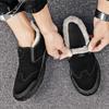 Fashion Men Outdoor Work Shoes 2025 Autumn Winter New Plush Thicken Warm Vintage Cotton Shoes Comfortable Non Slip Fashion Casual Flats