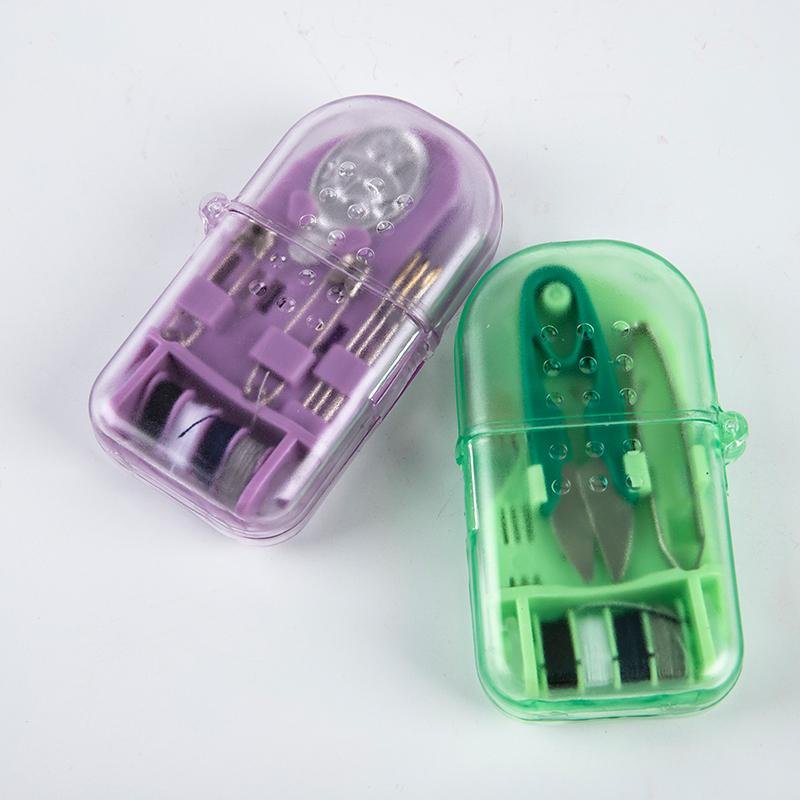 Heimreise-Nähset-Box, exquisite tragbare Mini-Nadel-Nähbox für den Haushalt