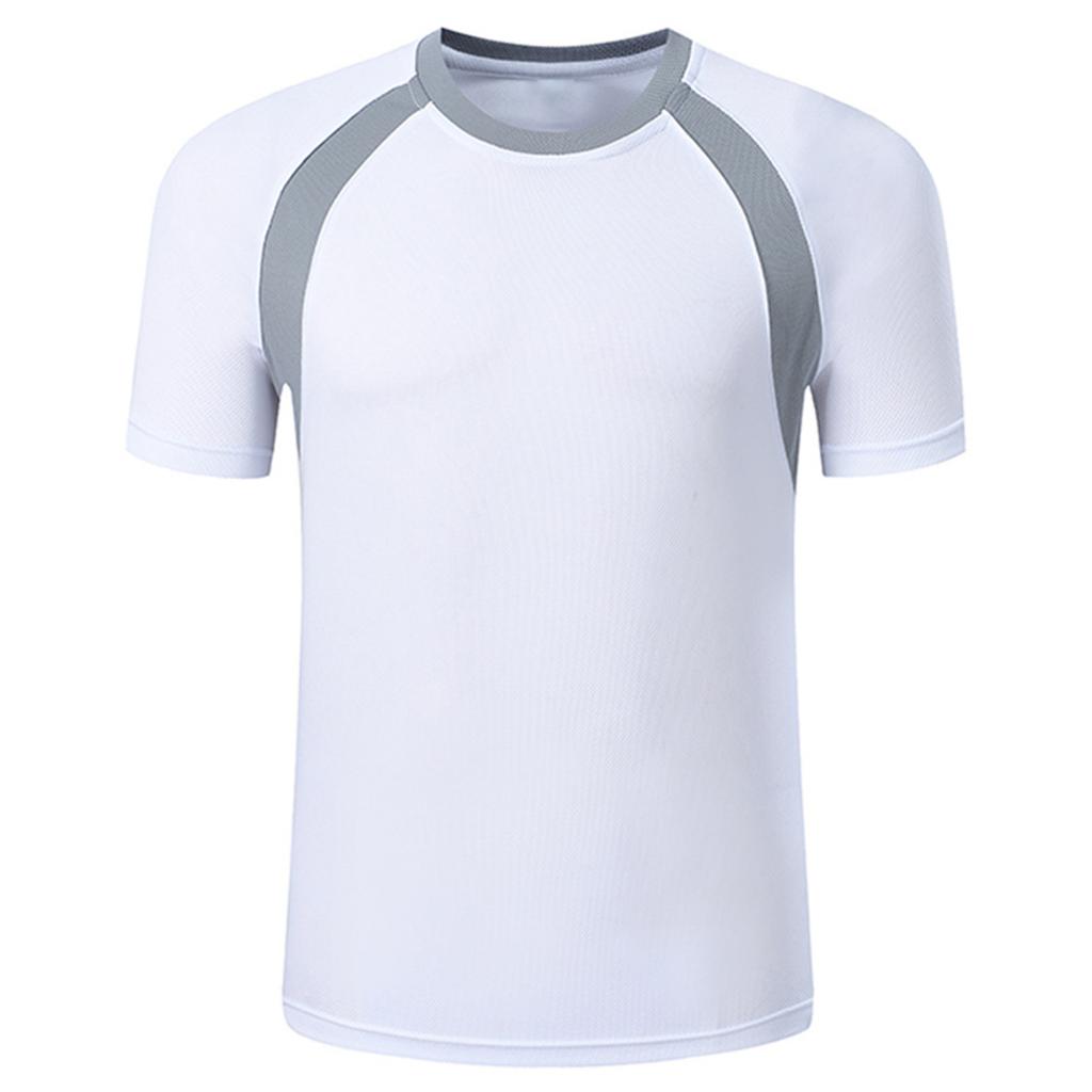 Kids Boys Quick-drying Clothing Short Sleeve Round Neckline Patchwork Style Breathable Sport Top