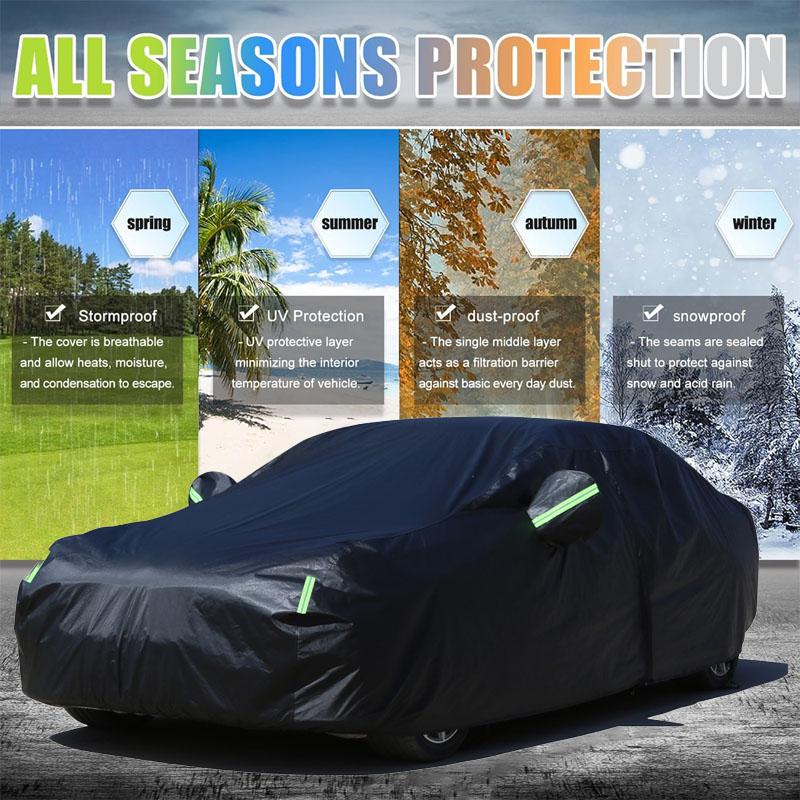 For BMW X5 Car Full Cover - Outdoor Waterproof Snowproof Sunshade, Winter & Summer All Weather Auto Protection Accessories