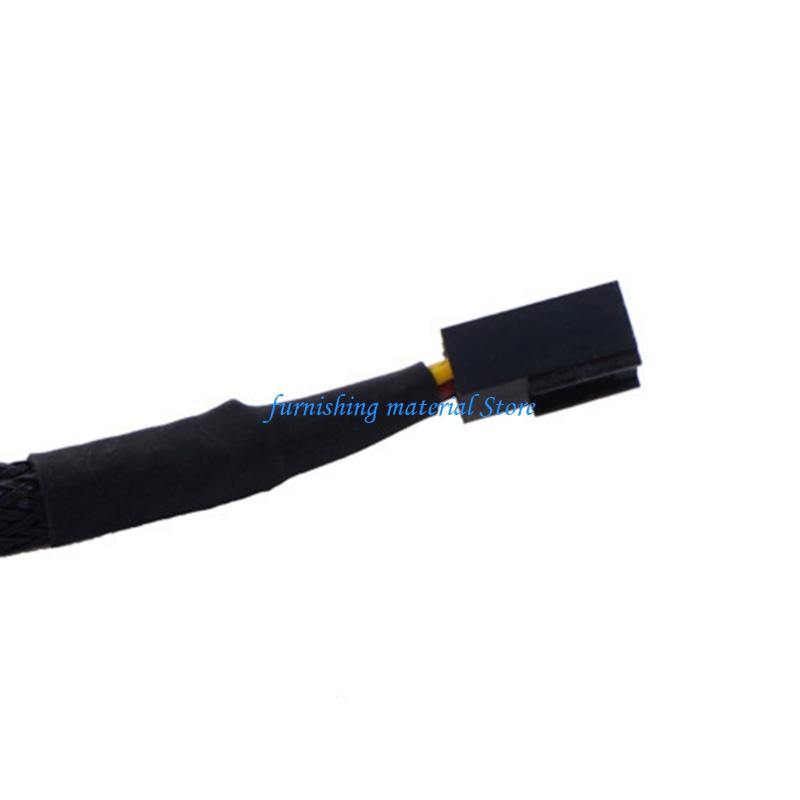 Y5GD Pwm Fan Splitters Extension Cable 3Pin Fan Extention Cables Computer Case Mainboard Power Cables Connectors Enduring