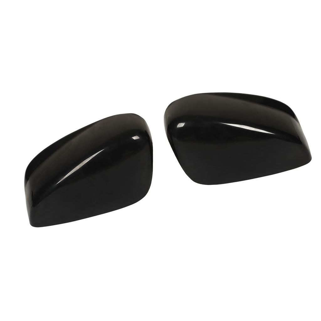 1Pair Car Rearview Mirror Cap Covers Glossy Black Side Door Wing Mirror Cap Covers Replacement for Accord 2008‑2012