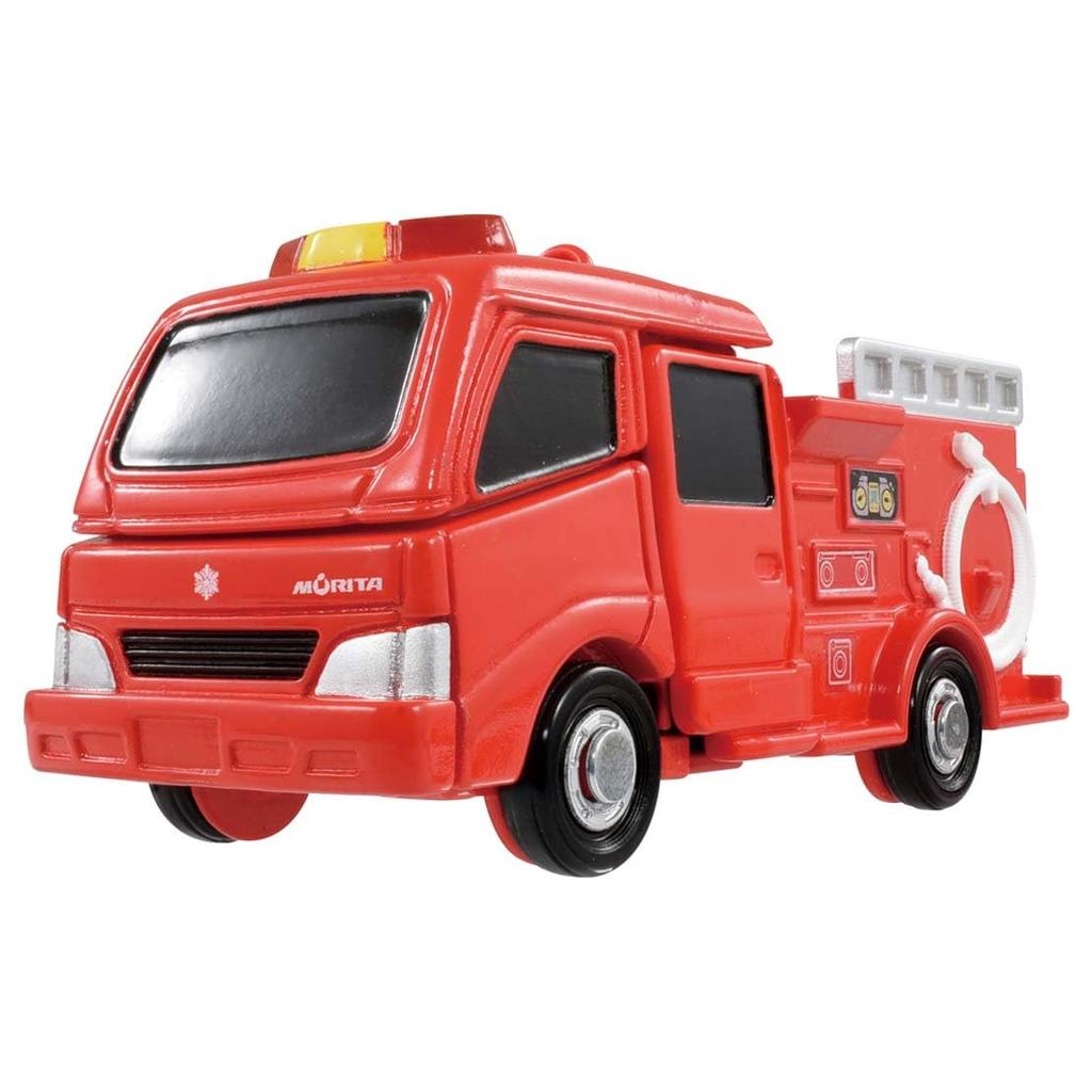 TAKARA TOMY Job Labor JB02 Fire Braver Morita Type Pump Fire Mini Car Car Toy 3 Years Old and Over Toy Safety Standards Passed ST Mark Certification