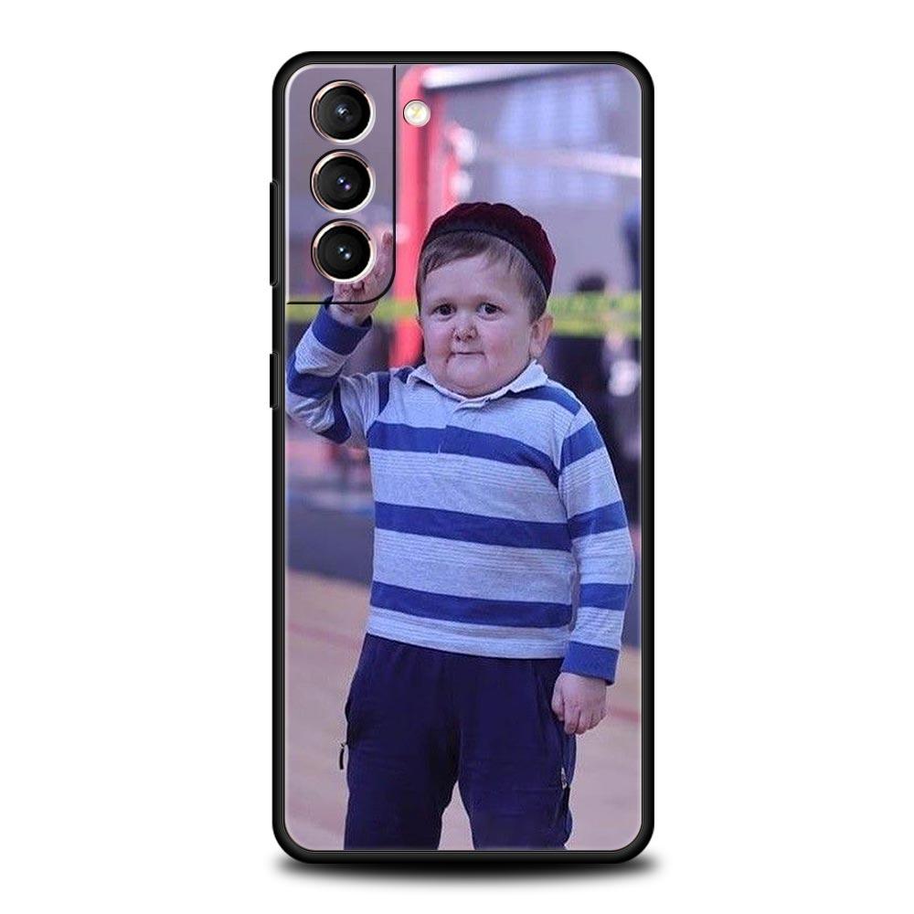 Phone Case For Samsung Galaxy S24 S23 Ultra S22 S21 S20 FE 5G S10 S10E S9 Plus S8 Soft Silicone Black Cover Funny Hasbulla