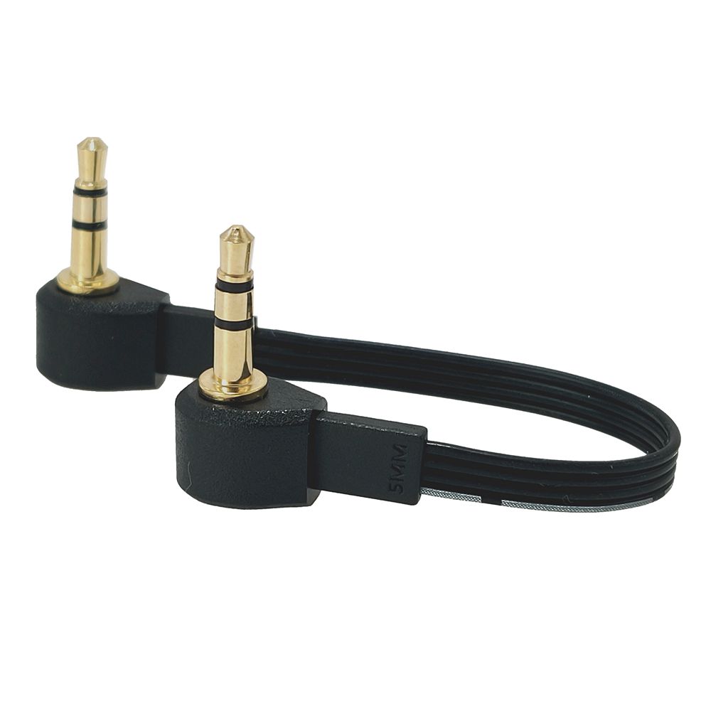 

50CM 90 grad Winkel 3,5mm Stecker auf Stecker Auto AUX Lautsprecher Stereo Audio Kabel Grad Winkel 3,5mm Männlichen5CM 10CM 5CM чорний