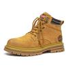Heiß verkaufte Street Fashion Arbeitsstiefel Winter Dicke Sohle Gelb Herren High-Top Schuhe Warme Plüsch Herren Outdoor Wanderschuhe