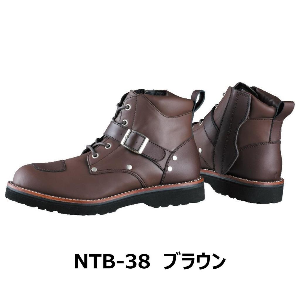 NANKAI PU Work Boots Synthetic Size NTB-38 II, Leather/Cowhide, Brown, 24.5, 3332-13810