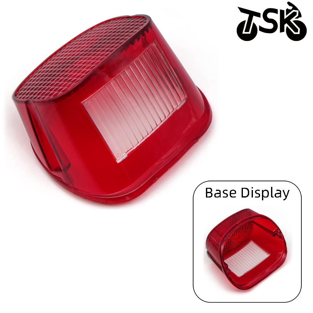 Tail Light Housing Brake Light Cover for Dyna Road King Electra Glide Classic Fat Boy Road Glide XL 883 XL 1200R Taillight Lens
