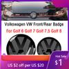 2026 Heiß Für VOLKSWAGEN VW 2 Stück Vorne und Hinten Emblem Für VW Golf 6/Golf 7/Golf 7.5/Golf 8 Beeinträchtigt ACC Nicht Modifiziertes Schwarzes Label F