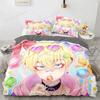 3D Anime Tokyo Avengers Manjiro Sano Bedding Set Printed Single Comforter Duvet Cover Pillow Case 3 Pieces Sets Kids Adult Size