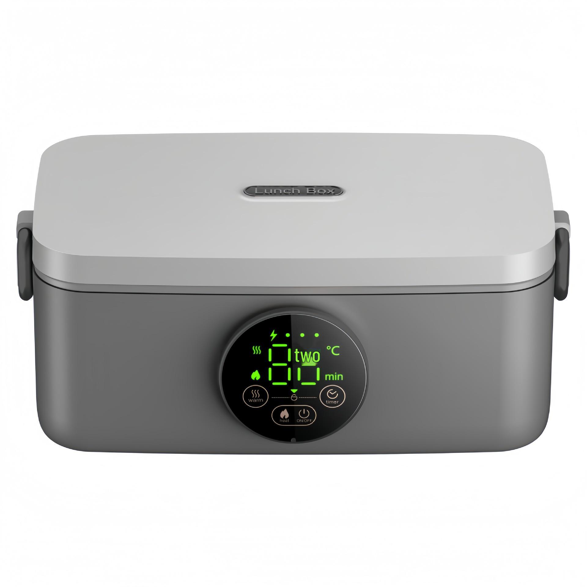 Wu Ke Wireless Rechargeable Electric Lunch Box - Portable, Cordless Heating for Students and Outdoor Use. 1L Capacity