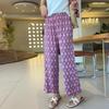 Women's Loungewear: Cotton Silk Loose Wide-Leg Pajamas - Summer Casual Trousers, Wearable Outdoors