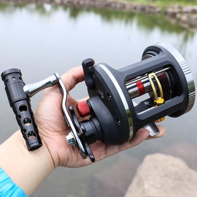 Trolling Reel Fishing Black Right Hand Casting Sea Fishing Reel Saltwater Baitcasting Reel Coil