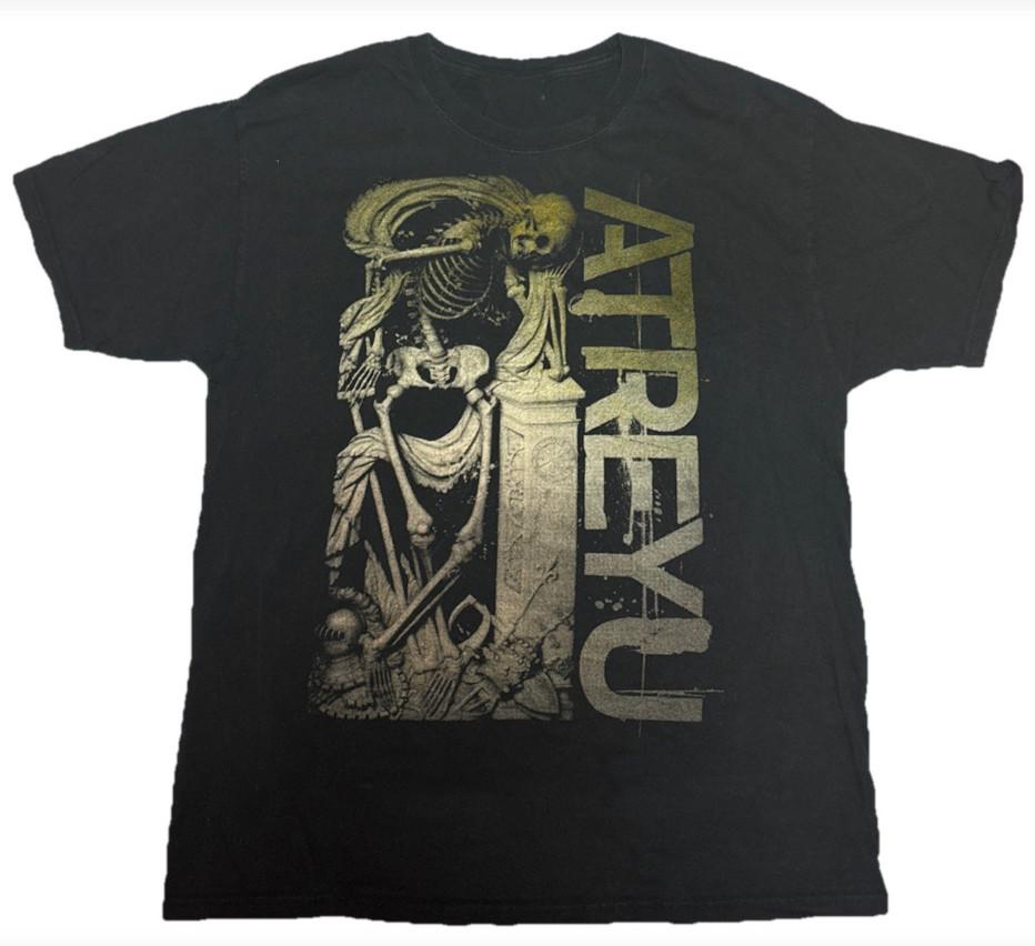 

Atreyu Skeleton Black Hanes Cotton T-Shirt Full Size S-5Xl SB344 S
