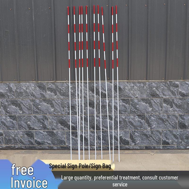 Volleyball Competition Fiberglass Marker Pole with Strap, 1.8m, 10mm Line. Other