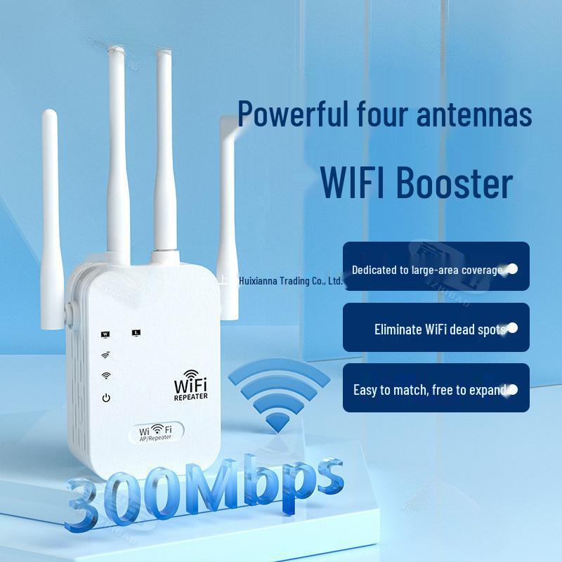 Wireless Signal Booster & Repeater: Amplifies and Extends Network Coverage