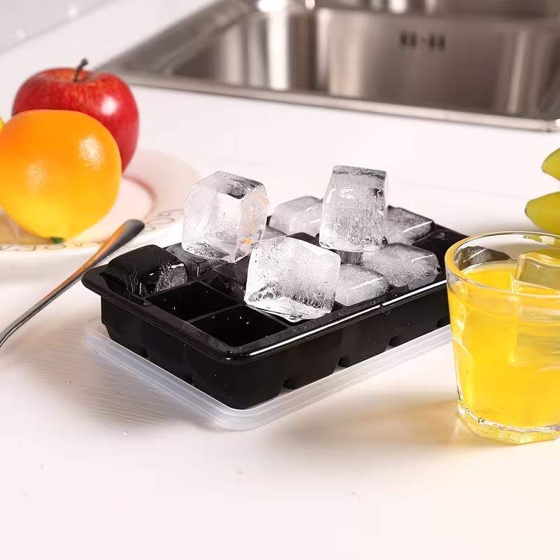15Grids Silicone Ice Cube Molds Spherical Ice Molds Reusable Whiskey Ice Cube Molds Cocktail Freezer DIY Homemade Barware
