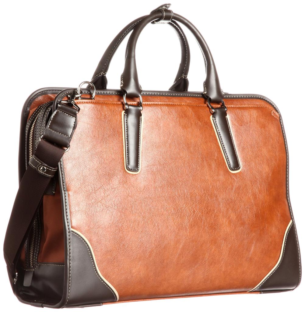 2way Business Bag Shoulder Belt Pass Case ONESTO Honest PIC103 Camel [PID]