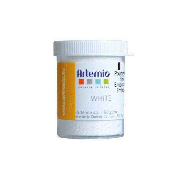 Poudre relief à embosser - Blanc - Artémio