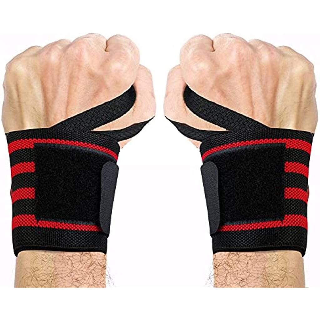 Weight Lifting Wristband Elastic Breathable Wrist Wraps Bandage Gym Fitness Weightlifting Powerlifting Wrist Brace Support Strap