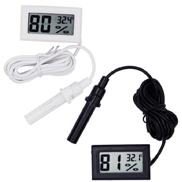 Fast Response Precise Environment Hygrometer Humidity Meter With External Probe For Home Office Greenhouses Applications