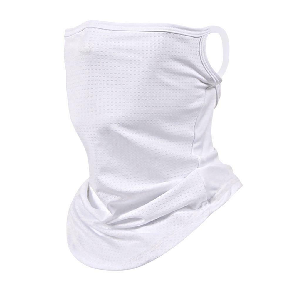 Outdoor Cycling Balaclava Unisex Riding Mask Neck Protection Sunscreen Mask Motorcycle Earmuffs Ice Silk Head Scarf Facemask