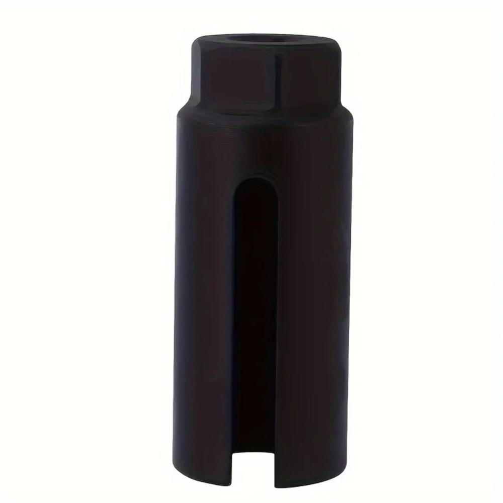 1pcs 22mm Oxygen Vacuum Sensor Disassembly Sleeve Black Narrow Mouth Tool Automotive Tool 3/8 Drive 8mm Slot CR-V Steel