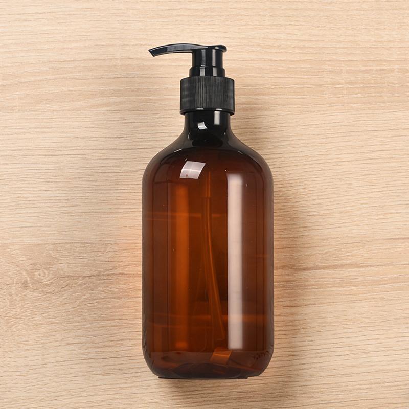 3Pcs 300/500Ml Portable Empty Pump Dispenser Bottles Cylinder Shampoo Lotion Durable Refillable Containers For Liquid Soap