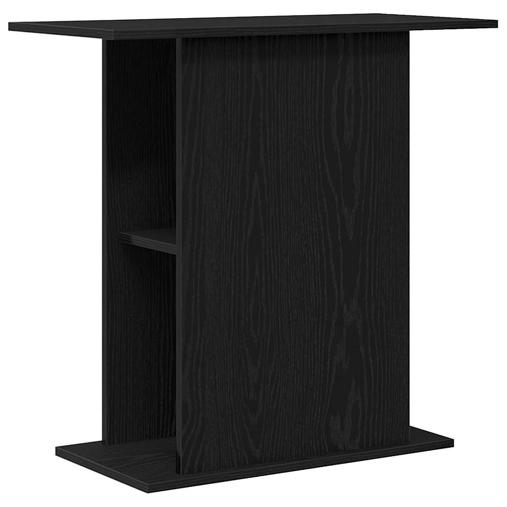 vidaXL Aquariumständer Schwarze Eiche 75 x 36 x 72,5 cm Holzwerkstoff