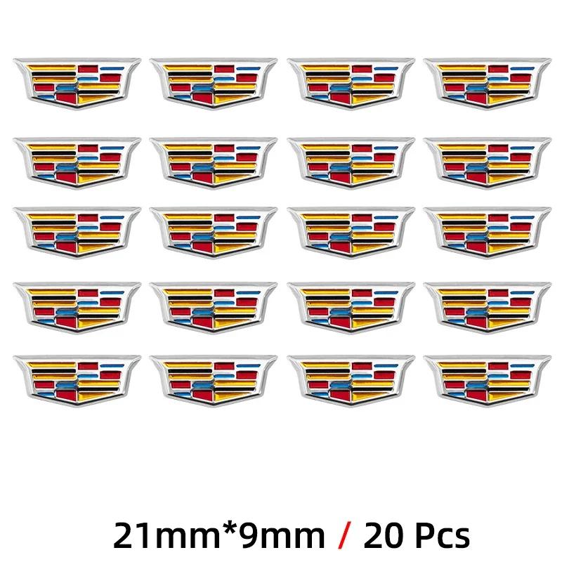 Car Key Emblem Badge Sticker Auto Control Key Logo Decal for Cadillac XT4 XT6 CTS DTS STS XTS ATS BLS SLS CT5 Escalade Deville