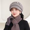 Peaked Cap Children Winter Warm Foreign Style Versatile Wool Hat Cold Wool Hat In The Elderly Knitted Hat